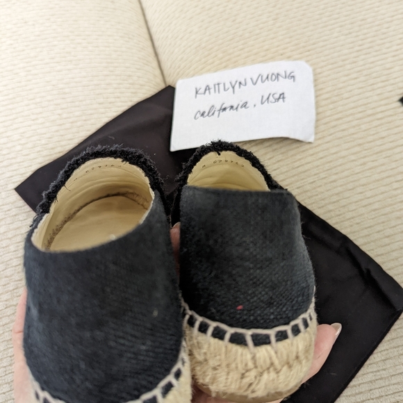 Black Tweed Chanel Espadrilles size 36 - Picture 4 of 6